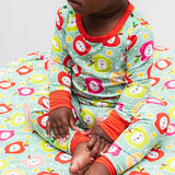 LONG SLEEVE 2 PIECE SETS- Kawaii Apple - HoneyBug 