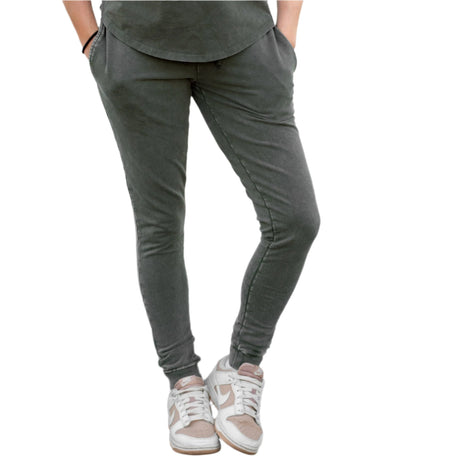MAMA JOGGERS- Moss Snow Wash - HoneyBug 