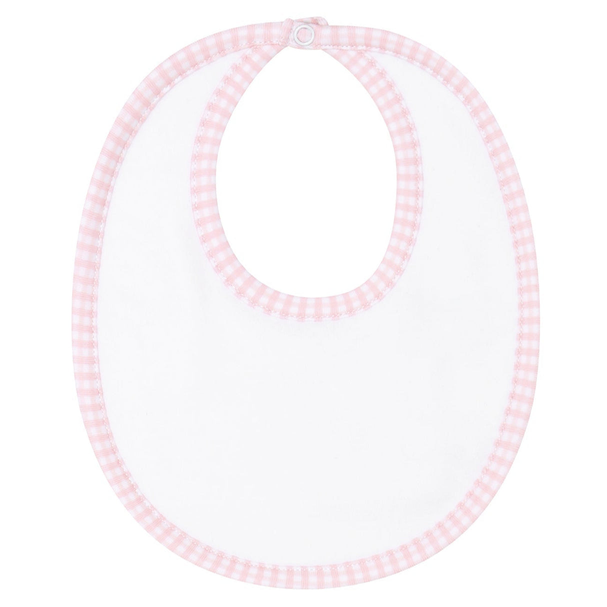 Pink Gingham Bib - HoneyBug 