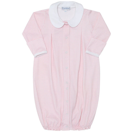 Pink Gingham Converter Gown - HoneyBug 