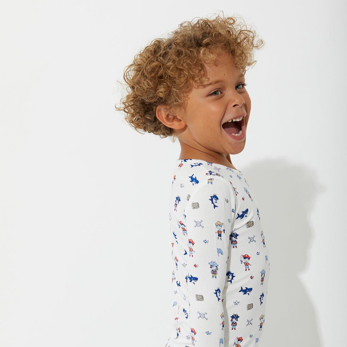 Pirate Bamboo Kids Pajamas - HoneyBug 