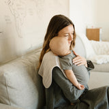 Cotton Muslin Burp Cloth 2 Pack - Porpoise - HoneyBug 