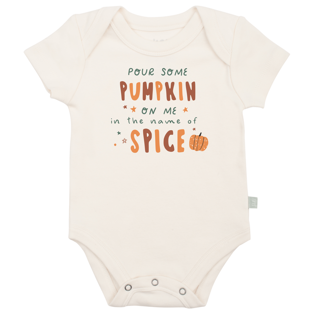 graphic bodysuit | pour some pumpkin - HoneyBug 
