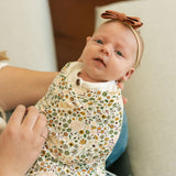 Stretch Knit Swaddle Blanket 2 Pack - Pressed Petals - HoneyBug 