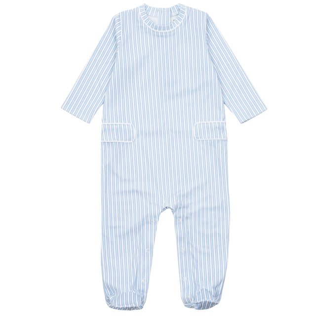 Preston Boys' Romper - Classic Stripe - HoneyBug 