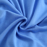 Pure Blue Zippered Baby Romper