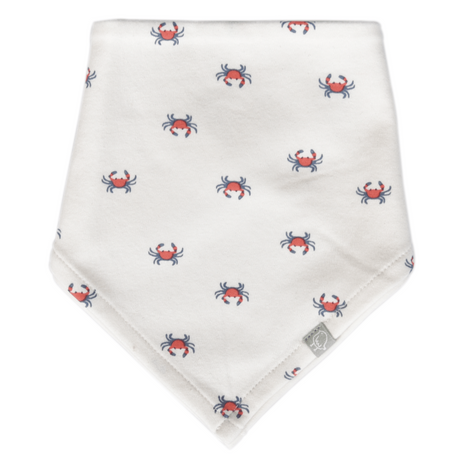 kerchief bib | crab - HoneyBug 