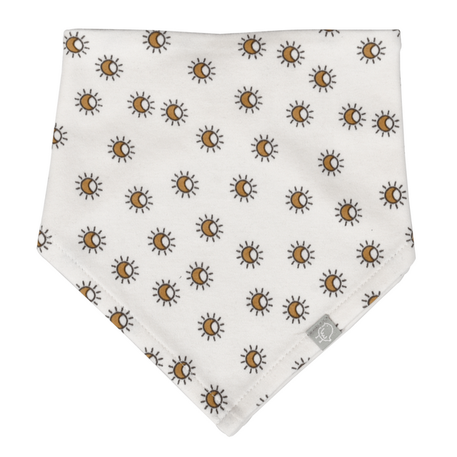 kerchief bib | sun rays - HoneyBug 
