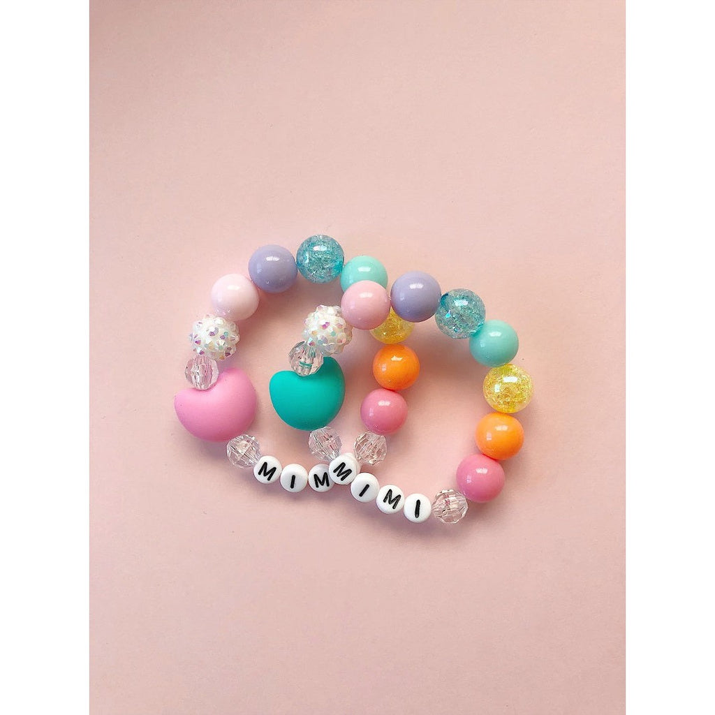 Rainbow Heart Bracelet - Personalized - HoneyBug 