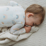 Rainbows Bamboo Convertible Footie - HoneyBug 