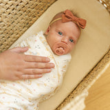 Stretch Knit Swaddle Blanket 2 Pack - Rainbows - HoneyBug 