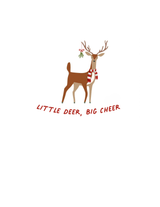 graphic tee | little deer big cheer - HoneyBug 