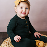 Softest 2 Piece Set - Dark Teal - HoneyBug 