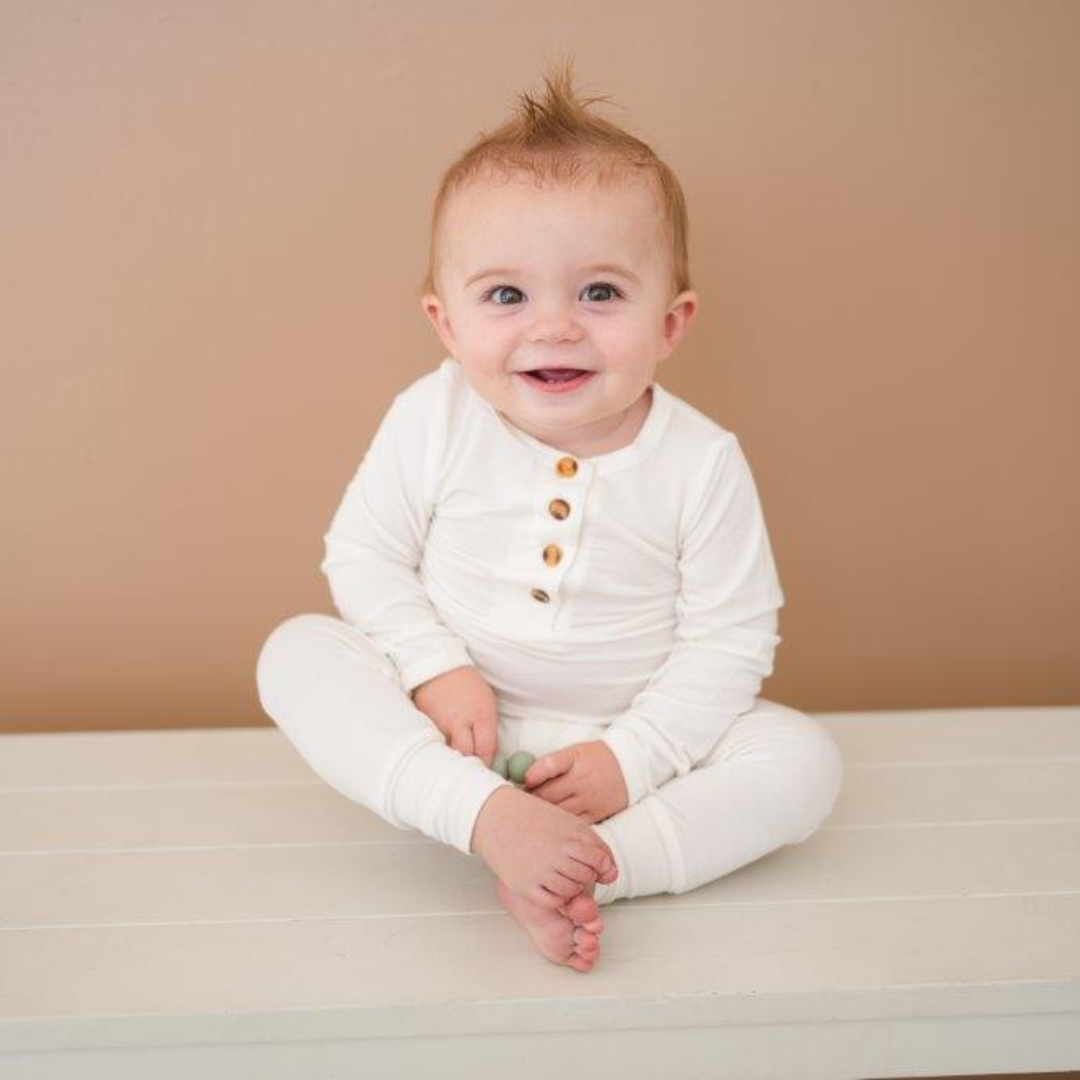 Softest 2 Piece Set - White - HoneyBug 