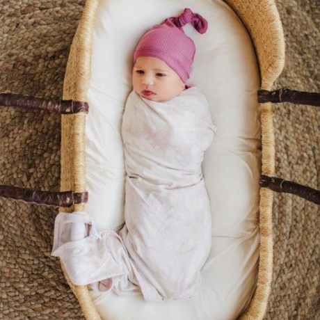 Snuggle Swaddle - Champagne Marble - HoneyBug 