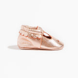 Rose Gold Mary Jane Baby Shoe - HoneyBug 