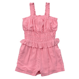Ruffle Strap Shorts Romper