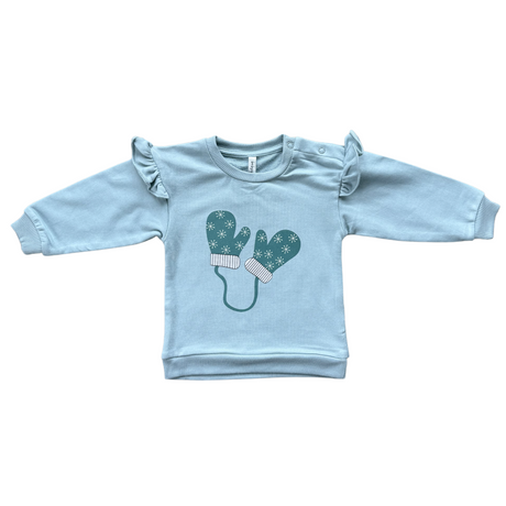 Ruffle Sweatshirt - HoneyBug 