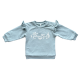 Ruffle Sweatshirt - HoneyBug 