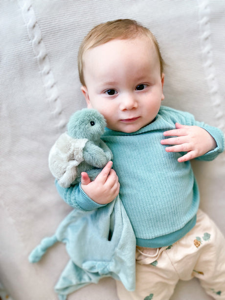 Taylor the Turtle Security Blankie - HoneyBug 