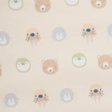 Sealy Children's Floor Cushion - Animal Faces and Beige - HoneyBug 