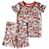TWO PIECE SHORTIE SET- Happiness - HoneyBug 