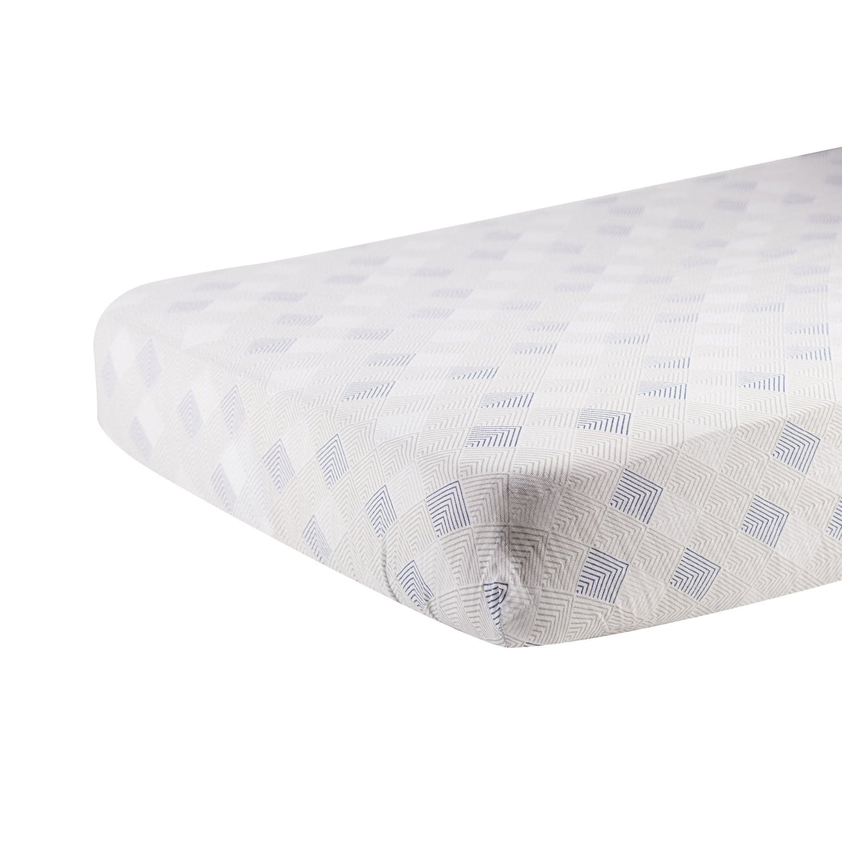 Mountain Peak Cotton Muslin Crib Sheet - HoneyBug 