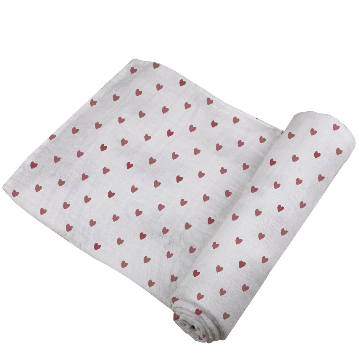 Two Hearts Bamboo Swaddle - HoneyBug 