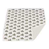 Wilderness Bear & Pencil Stripe Bamboo Newcastle Blanket