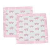 Pink Monster Trucks Bamboo Newcastle Blankie - HoneyBug 