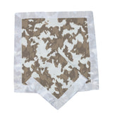 Yellowstone Cowhide Newcastle Blankie - HoneyBug 