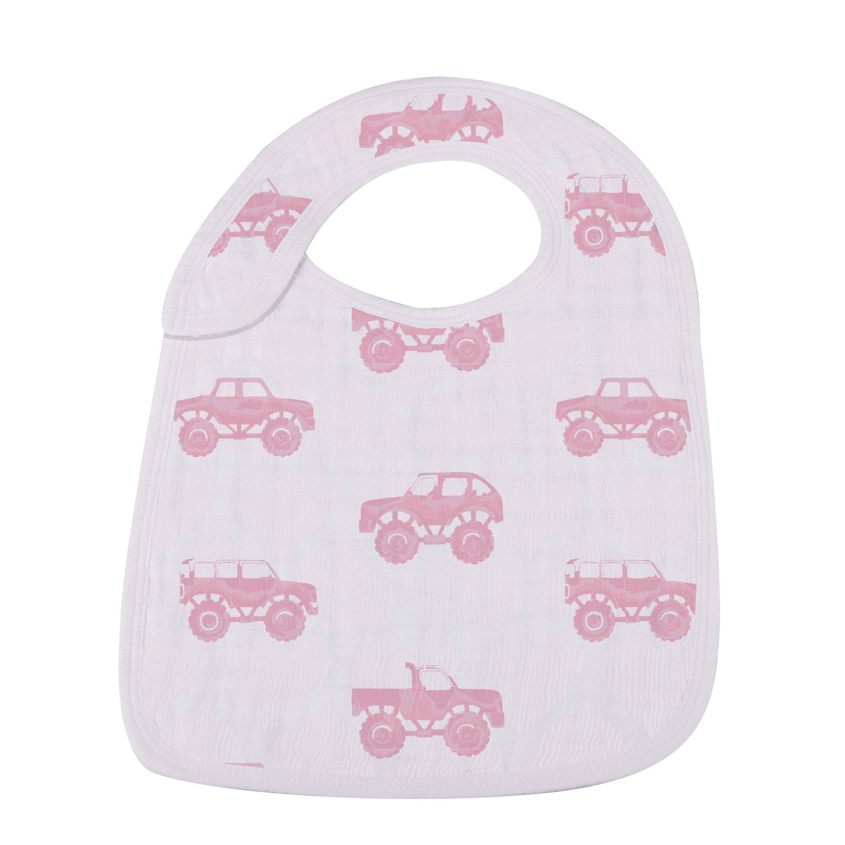 Pretty In Pink Bamboo Snap Bibs 3PK - HoneyBug 