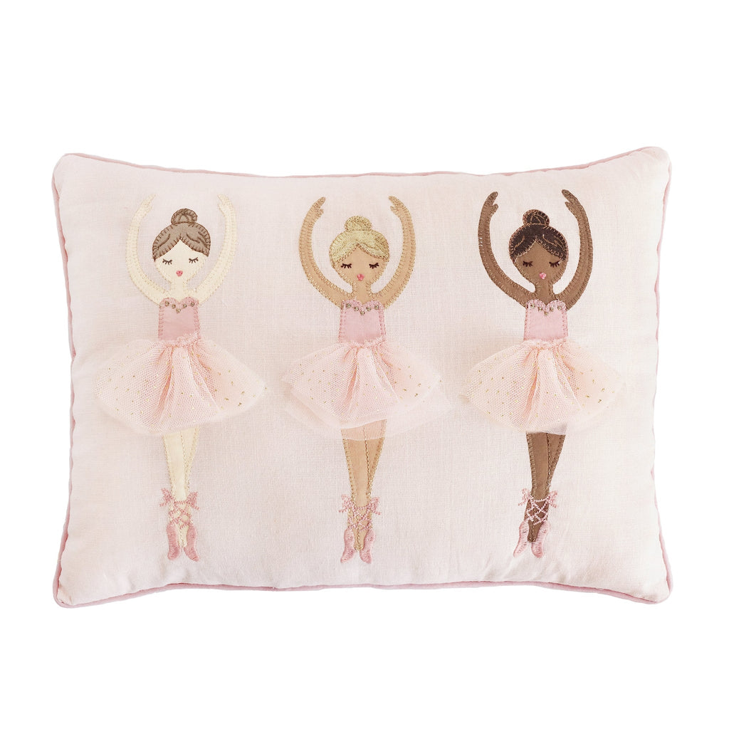 Ballerina Girl's Pillow - HoneyBug 