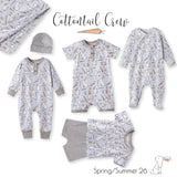 Cottontail Crew Soft Bamboo Easter Zipper Romper for Baby