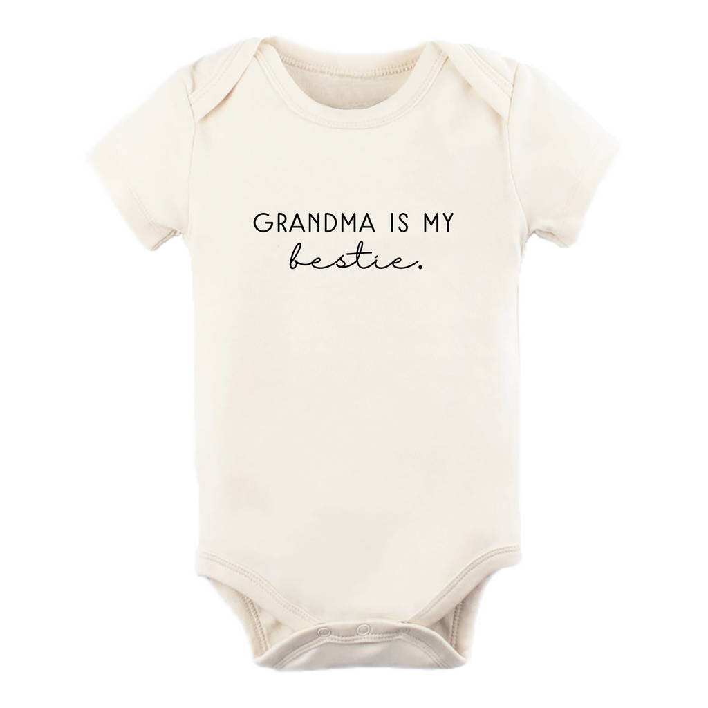 Grandma is my Bestie - Organic Cotton Bodysuit - HoneyBug 