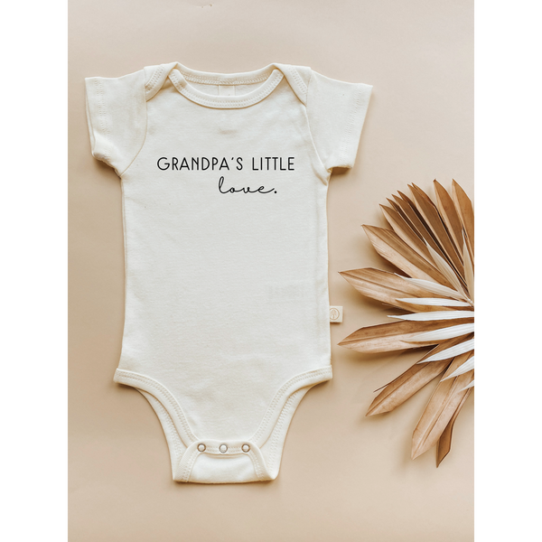 Grandpa's Little Love - Organic Cotton Bodysuit - HoneyBug 