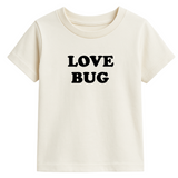 Love Bug Organic Kids Graphic T-Shirt Short Sleeve - HoneyBug 