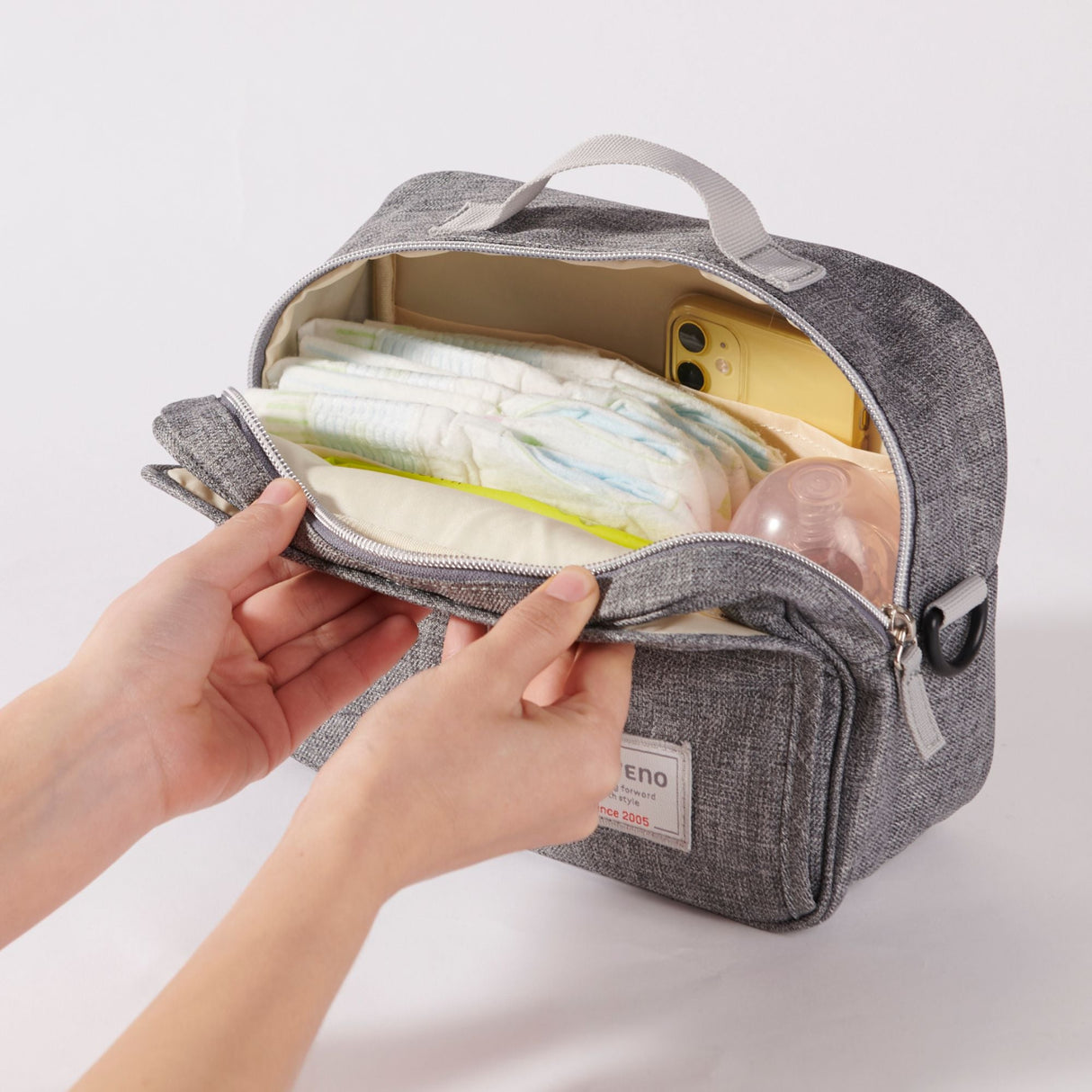 Diaper Clutch Bag with Wipe Dispenser