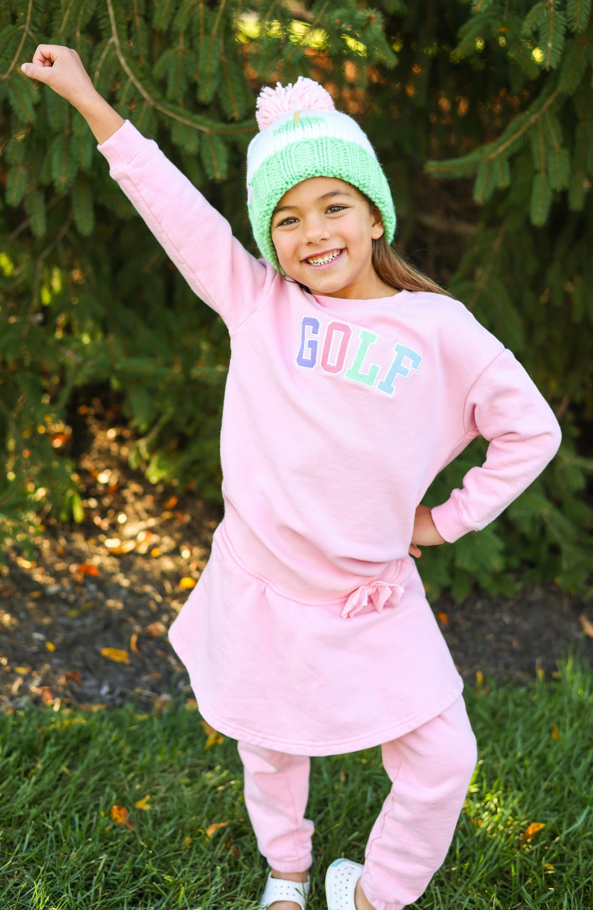 Golf Sweatshirt, Pink