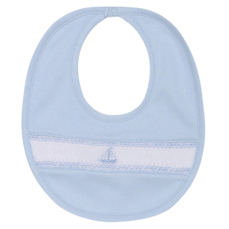 Sailboat Smocked Bib - HoneyBug 
