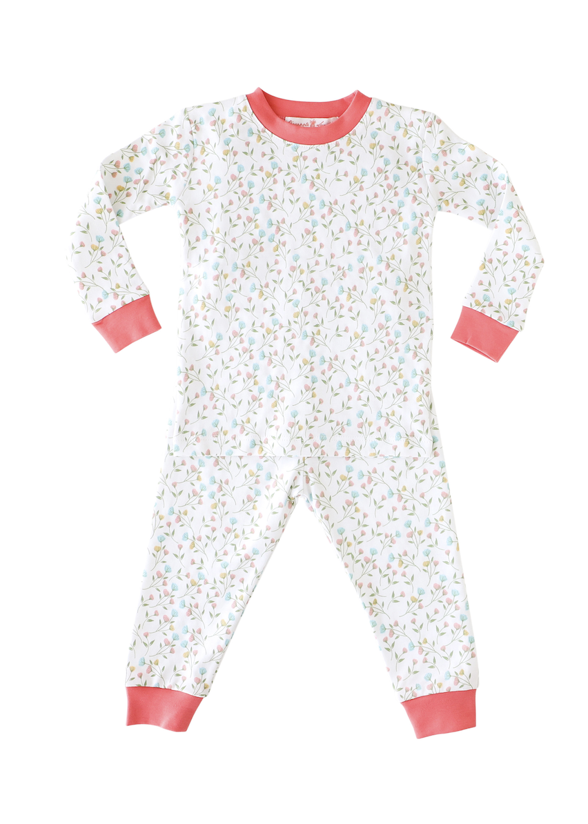 Pink Arabella 2-Piece Pajama - HoneyBug 