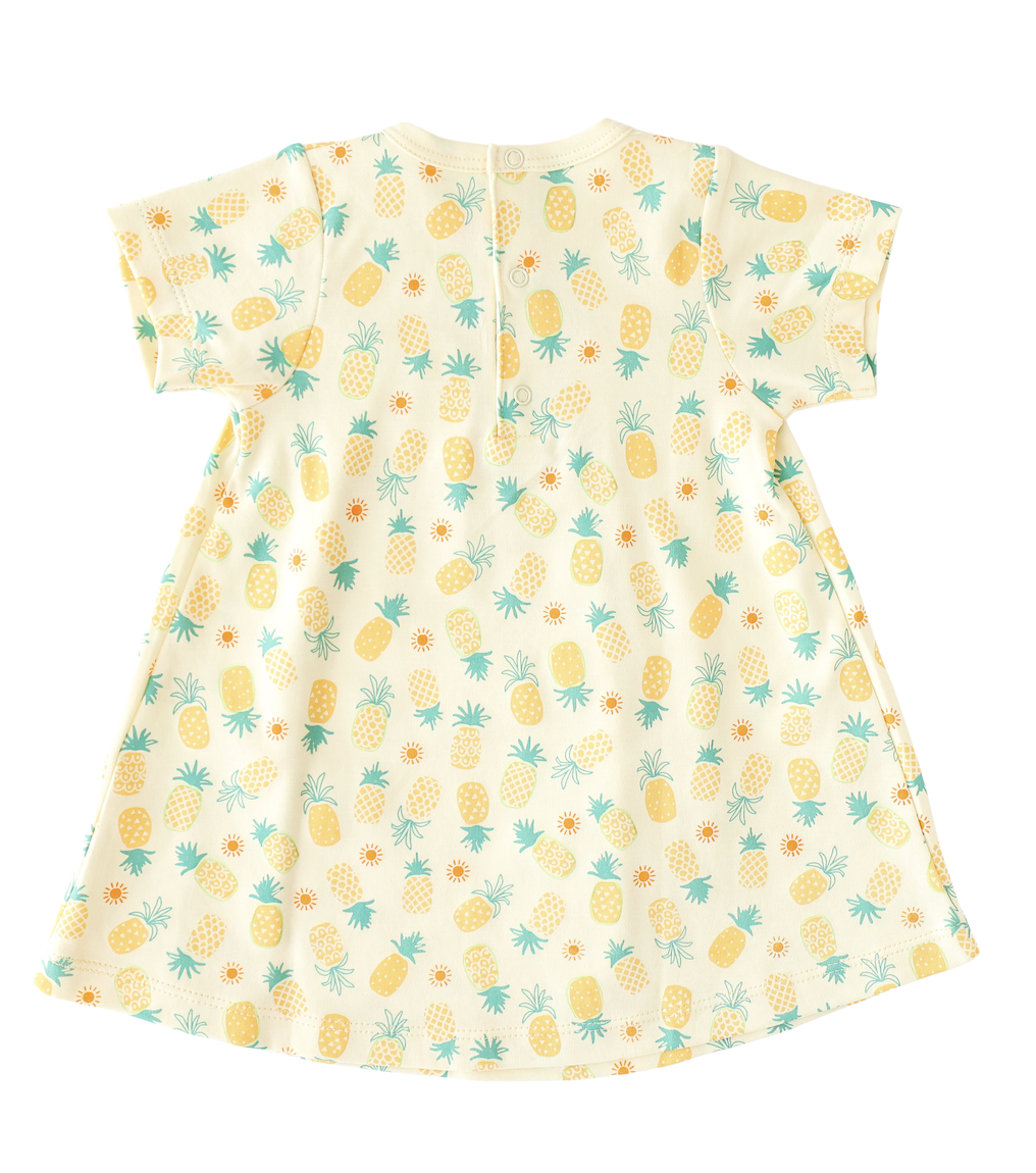 Pineapple Print Swing Dress - HoneyBug 