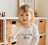 long sleeve graphic bodysuit | apres ski - HoneyBug 