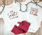 graphic bodysuit | santas favorite elf (long sleeve) - HoneyBug 