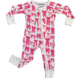 Hot Pink Bows Zippy - HoneyBug 