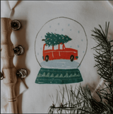 long sleeve graphic bodysuit | snow globe - HoneyBug 