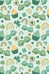 Soft & Stretchy Zipper Footie - St. Patrick's Day - HoneyBug 