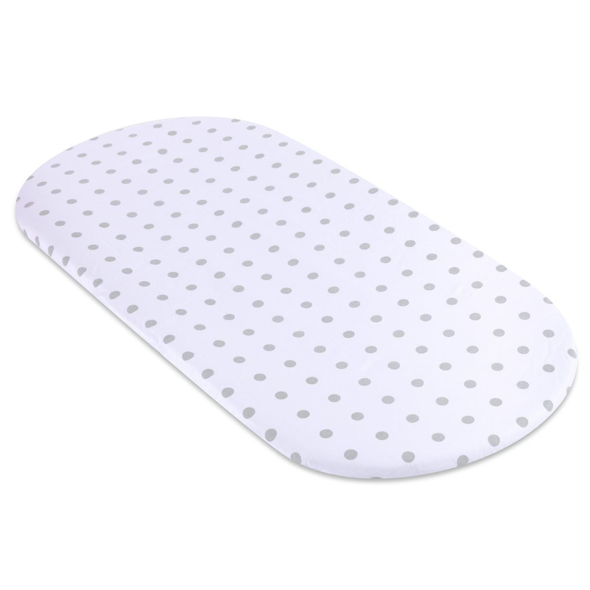 Waterproof Bassinet Sheet Set - Grey Chevron & Polka Dot - HoneyBug 