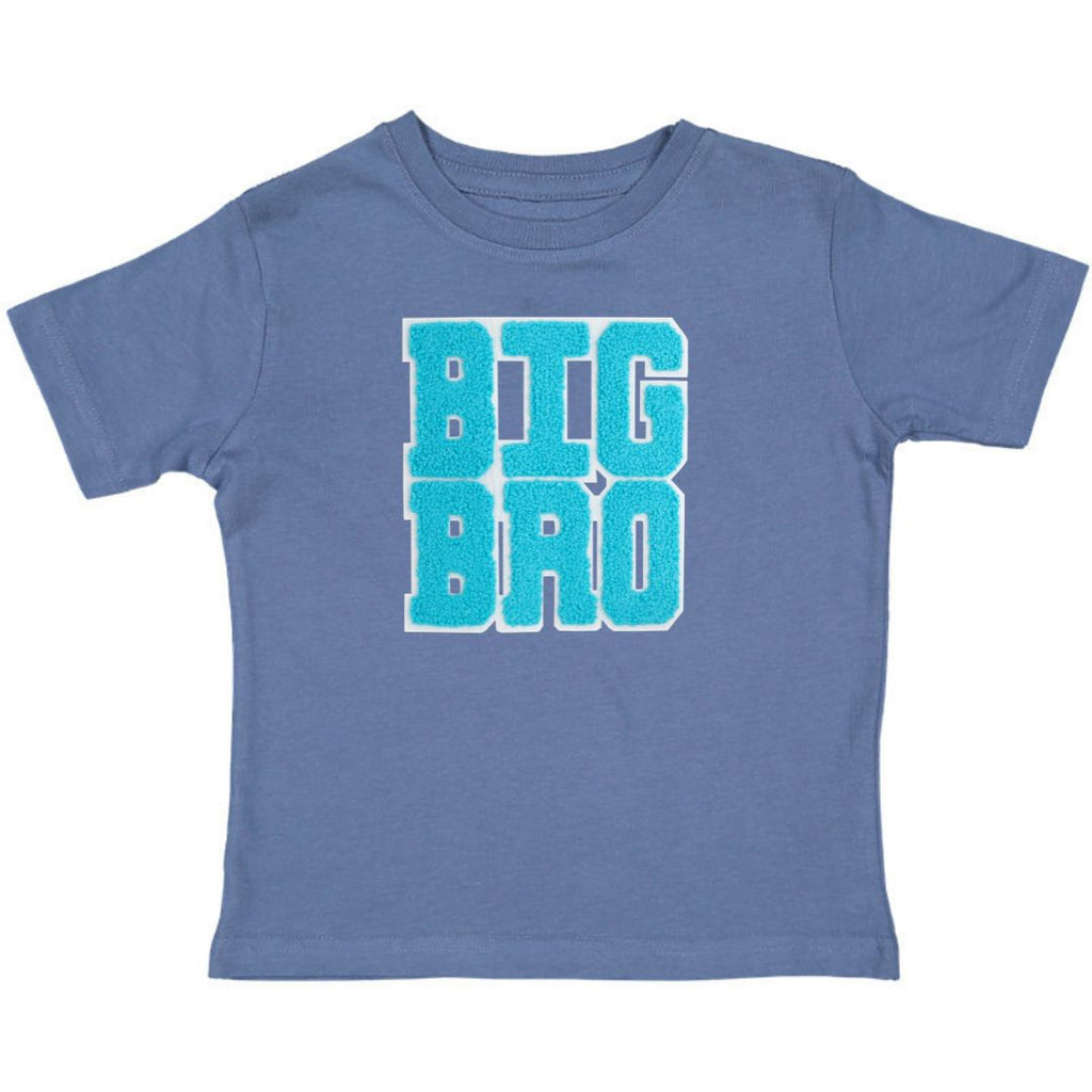 Big Bro Patch Short Sleeve Shirt - Indigo - HoneyBug 