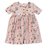 Short Sleeve Henley Dress